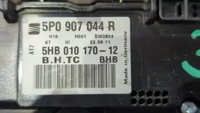 Peça sobressalente para automóvel em segunda mão comando de sofagem (chauffage / ar condicionado) por seat leon (1p1) reference referências oem iam 5p0907044r  