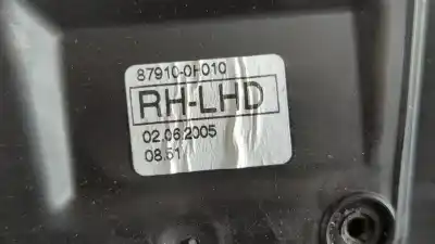 Second-hand car spare part right rearview mirror for citroen c1 exclusive oem iam references 879100h010  