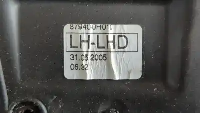 Peça sobressalente para automóvel em segunda mão espelho retrovisor esquerdo por citroen c1 exclusive referências oem iam 879400h010  