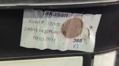 Peça sobressalente para automóvel em segunda mão quadrante por dacia sandero ambiance referências oem iam 248101432r  