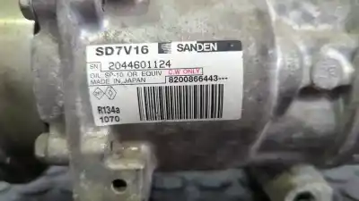 Peça sobressalente para automóvel em segunda mão compressor de ar condicionado a/a a/c por dacia sandero ambiance referências oem iam 8200866443  