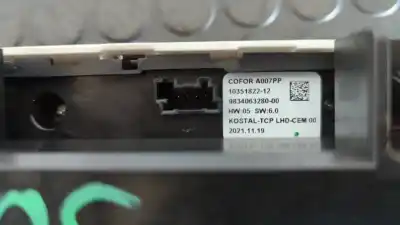 Second-hand car spare part multifunction display for citroen e-c4 100kw shine oem iam references 984045648001  