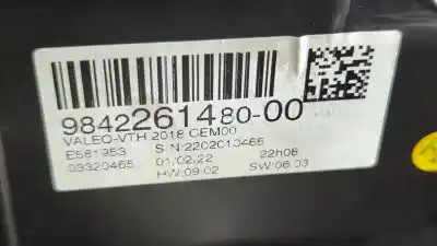 Second-hand car spare part dashboard for citroen e-c4 100kw shine oem iam references 9842261480  