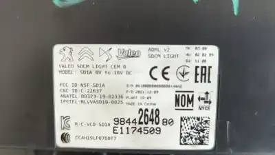 Second-hand car spare part light control unit for citroen e-c4 100kw shine oem iam references 9844264880  