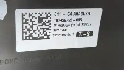 Pezzo di ricambio per auto di seconda mano rivestimento portiera posteriore sinistra per citroen e-c4 100kw shine riferimenti oem iam 98405453zd  