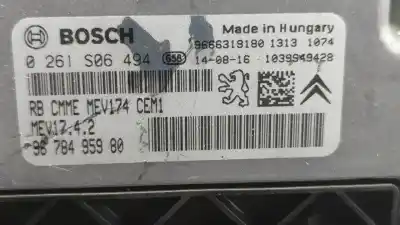 Second-hand car spare part ecu engine control for citroen c4 lim. sport oem iam references 9678495980  