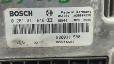 Автозапчастина б/у ебу контролер двигуна для nissan interstar mod. 04 (x70) 2.5 dci diesel cat посилання на oem iam 8200311550  