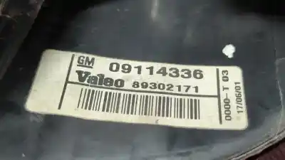 Pezzo di ricambio per auto di seconda mano lampada posteriore sinistra per opel corsa c club riferimenti oem iam 09114336  