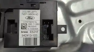 Second-hand car spare part rear left window regulator for ford kuga (cbs) titanium s oem iam references 7m51r24995dc  