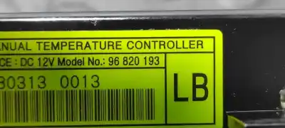 Peça sobressalente para automóvel em segunda mão comando de sofagem (chauffage / ar condicionado)  por chevrolet captiva 2.0 vcdi lt referências oem iam 96820193  