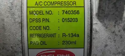 Автозапчастина б/у компресор кондиционера для nissan interstar mod. 04 (x70) 2.5 dci diesel cat посилання на oem iam 740356  
