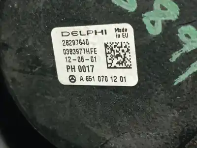 Автозапчастина б/у насос инжекційний для mercedes-benz vito (w639) basic, combi 2.2 cdi посилання на oem iam a6510701201  