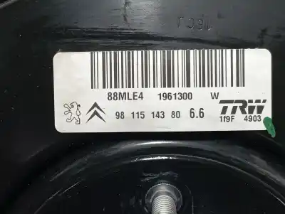Pezzo di ricambio per auto di seconda mano servo freio per citroen c3 / c3 origin iii (sx) 1.2 puretech 82 riferimenti oem iam 9811514380  