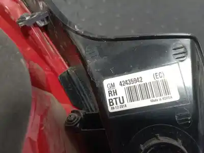 Автозапчастина б/у правий ліхтар для opel mokka x mokka x 1.3 i посилання на oem iam 42435942  