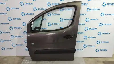 Second-hand car spare part left front door for peugeot partner iii 1.5 diesel oem iam references 