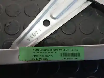 Second-hand car spare part passenger side right window regulator for nissan note (e12) 1.2 oem iam references 807003bb0a  