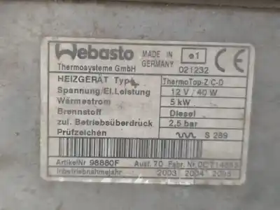 Pièce détachée automobile d'occasion bloc de chauffage complet pour citroen c8 2.0 hdi fap cat références oem iam 98880f  oc714855