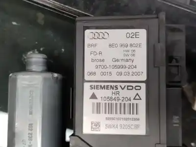 Автозапчасти б/у задний правый стеклорегулятор за audi a4 b7 avant (8ed) 2.0 tdi 16v ссылки oem iam 8e0959802e 5wk49205cbf 