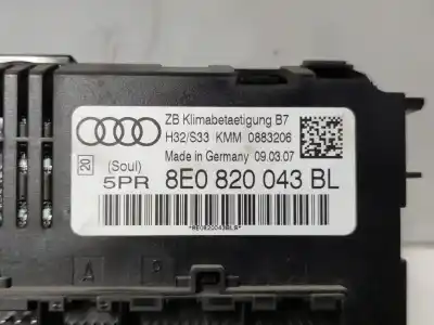 Автозапчасти б/у климат-контроль за audi a4 b7 avant (8ed) 2.0 tdi 16v ссылки oem iam 8e0820043bl  