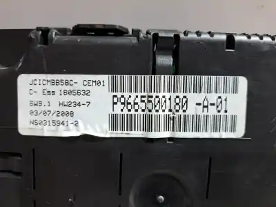 Second-hand car spare part dashboard for citroen c4 picasso i monospace (ud_) 2.0 i 16v oem iam references 9665500180  