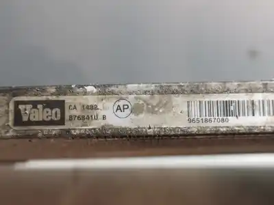 Автозапчастина б/у конденсат/радіатор кондиционера для peugeot 206 fastback (2a/c) 1.4 16v посилання на oem iam 9651867080  