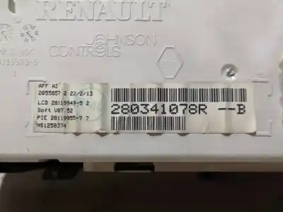 Автозапчасти б/у многофункциональный дисплей за renault kangoo ii (f/kw0) k9k808 ссылки oem iam 280341078r   Автозапчасти б/у многофункциональный дисплей за renault kangoo ii (f/kw0) k9k808 ссылки oem iam 280341078r