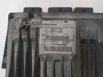 Автозапчастина б/у ебу контролер двигуна для renault kangoo (f/kc0) 1.5 dci diesel cat (k9k-716) посилання на oem iam 8200911560   Автозапчастина б/у ебу контролер двигуна для renault kangoo (f/kc0) 1.5 dci diesel cat (k9k-716) посилання на oem iam 8200911560