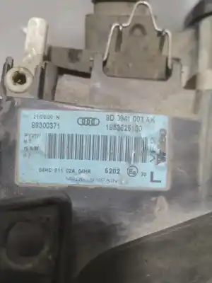 Second-hand car spare part left headlight for audi a4 avant (b5) ajm oem iam references 8d0941003ak  
