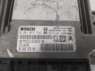 Second-hand car spare part ecu engine control for peugeot 307 break/ sw (s2) 9hzdv6ted4 oem iam references 9664257580 0281013332 