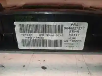 Автозапчасти б/у климат-контроль за peugeot 307 break/ sw (s2) 9hzdv6ted4 ссылки oem iam 9646627977  