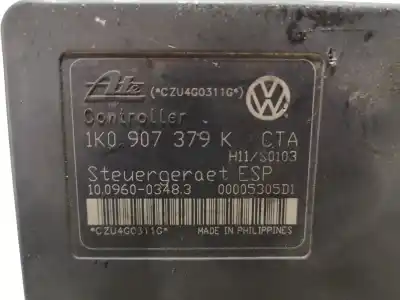 Second-hand car spare part abs for audi a3 (8p1) 1.9 tdi oem iam references 1k0614517h 1k0907339k 