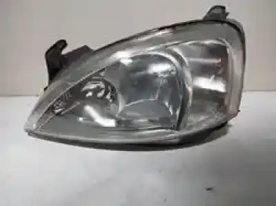Second-hand car spare part left headlight for opel corsa c y17dt oem iam references 