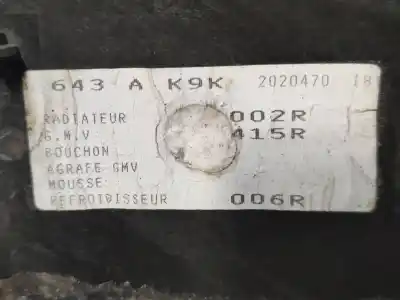 Автозапчастина б/у фронтальна панель для renault scénic iii (jz0/1_) 1.5 dci посилання на oem iam 752100007r  