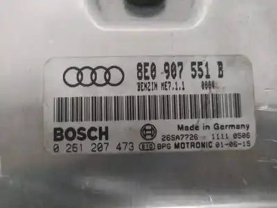 Second-hand car spare part ecu engine control for audi a4 b6 (8e2) 3.0 oem iam references 8e0907551  