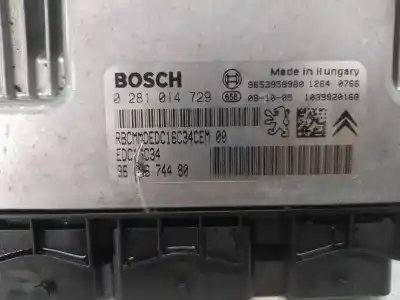 Автозапчасти б/у блок управления двигателем за citroen c4 picasso i monospace (ud_) 1.6 hdi ссылки oem iam 9653958980  