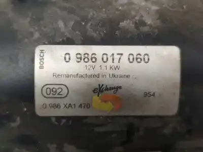 Second-hand car spare part starter motor for ford fiesta vi (cb1, ccn) 1.25 oem iam references 0986017060 0986xa1470 