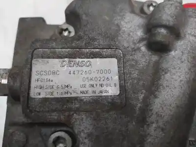 Second-hand car spare part air conditioning compressor for fiat i doblò (119) 223b1000 oem iam references scs08c  