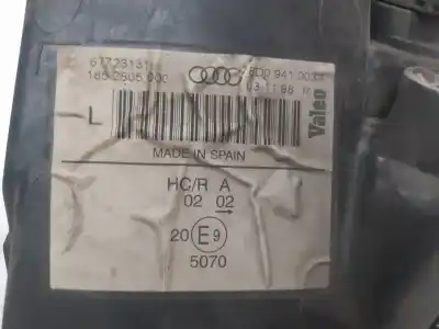 Автозапчастина б/у ліва фара для audi a4 b5 (8d2) 1.8 посилання на oem iam 8d0941003a  