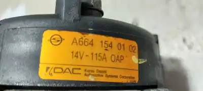 Автозапчастина б/у генератор для ssangyong kyron d20dt посилання на oem iam a6641540102  
