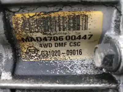 Автозапчасти б/у коробка передач за ssangyong kyron d20dt ссылки oem iam g3102009016 mad470600447 