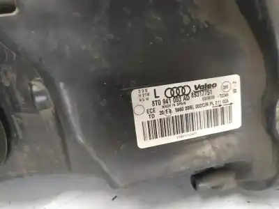 Second-hand car spare part left headlight for audi a5 (8t3) 2.7 tdi oem iam references 8t0941003ad  