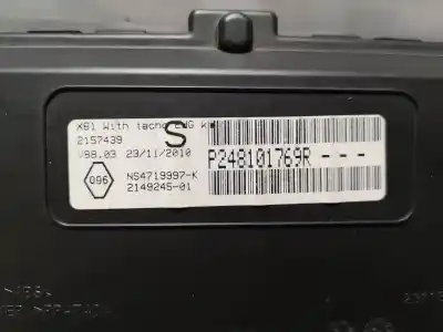 Автозапчасти б/у приборная доска за renault kangoo ii (f/kw0) k9k802 ссылки oem iam 248101769r 28118012  Автозапчасти б/у приборная доска за renault kangoo ii (f/kw0) k9k802 ссылки oem iam 248101769r 28118012