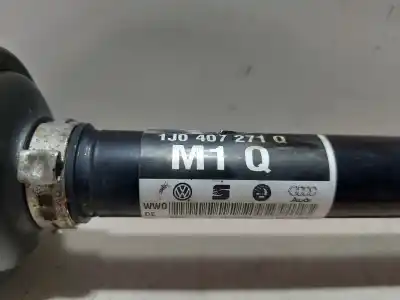 Peça sobressalente para automóvel em segunda mão transmissão dianteira esquerda por audi a3 (8l1) 1.6 referências oem iam 1j0407271q  