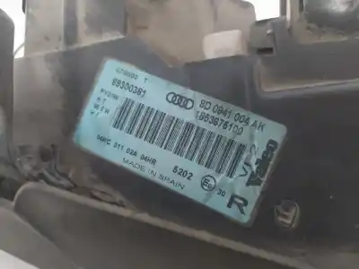 Автозапчасти б/у правая фара за audi a4 b5 (8d2) 1.9 tdi ссылки oem iam 8d0941004ak  