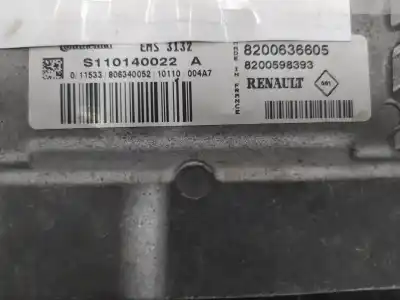 Автозапчастина б/у ебу контролер двигуна для dacia logan mcv k4m690 посилання на oem iam 8200636605 s110140022a 