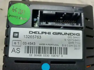 Автозапчастина б/у багатофункційний дисплей для opel corsa d d-z13dth посилання на oem iam 13265763  