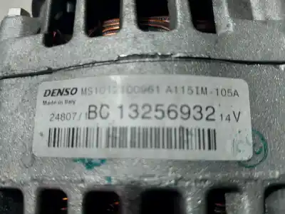 Автозапчастина б/у генератор для opel corsa d d-z13dth посилання на oem iam 13256932 a115im 105a 
