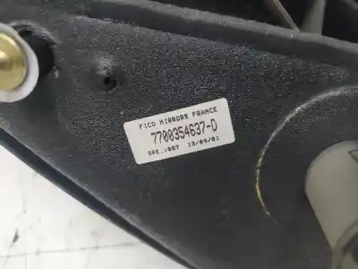 Peça sobressalente para automóvel em segunda mão espelho retrovisor direito por renault kangoo i (f/kc0) f8q632 referências oem iam 7700354637  