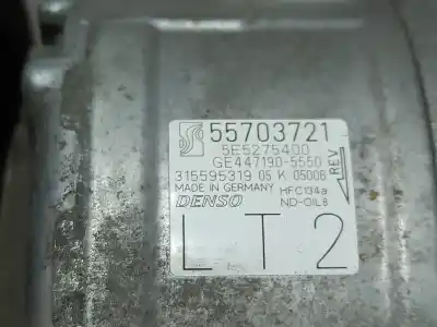 Second-hand car spare part air conditioning compressor for opel corsa d d-z13dth oem iam references 55703721 5e5275400 