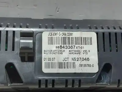 Автозапчастина б/у багатофункційний дисплей для citroen c2 d-8hz посилання на oem iam 96643367xt  
